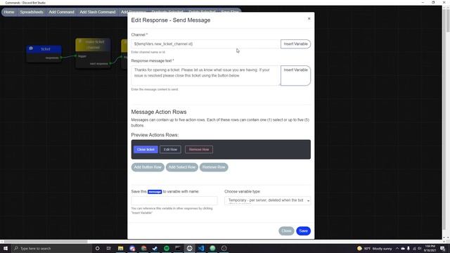 Discord Bot Studio Ticket System Tutorial смотреть онлайн