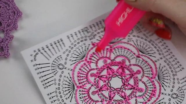 Квадратный мотив крючком | Вязание крючком | Как вязать крючком смотреть онлайн