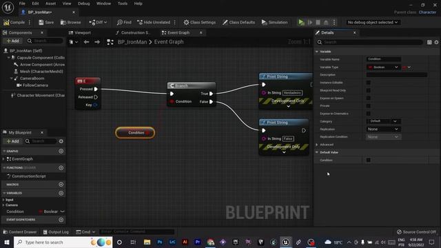 Unreal Engine 5 - Nodes - Controle de Fluxo - Branch #01 смотреть онлайн