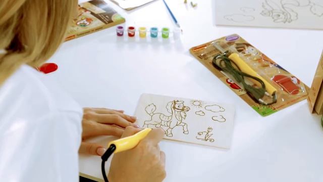 Набор для выжигания с прибором Досуг с Буки, BB1413, ТМ Bondibon, Игроландия смотреть онлайн