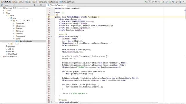 Recompile existing bukkit plugin. Tutorual. смотреть онлайн