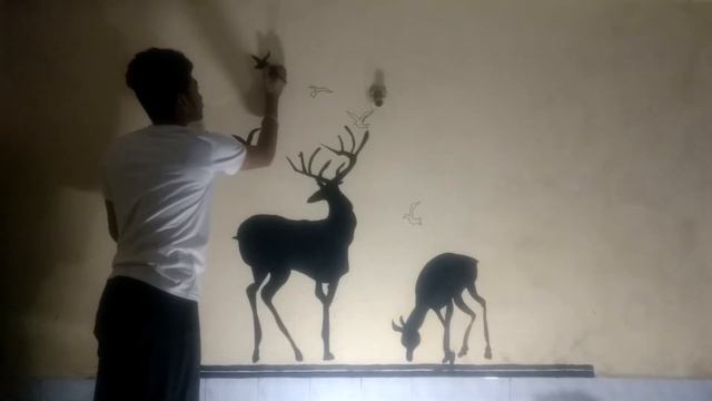 Jay yadav | The Creation Present ~wall art~ {deer in forest} смотреть онлайн