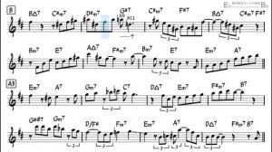 When Sunny Gets Blue - Easy Solo Example for Alto Sax