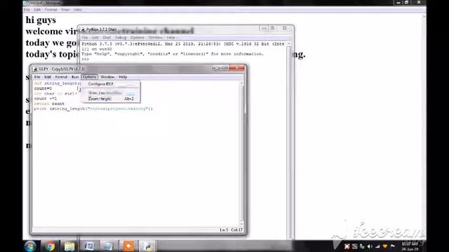 #Python Program to Calculate the Length of a #String смотреть онлайн