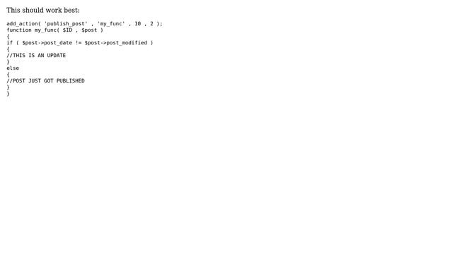 Wordpress: add action only on post publish - not update (3 Solutions!!) смотреть онлайн