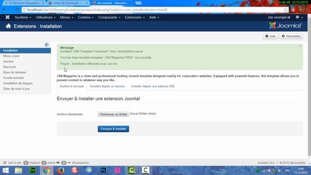 Comment télécharger, installer et configurer un template sous joomla 3.x смотреть онлайн