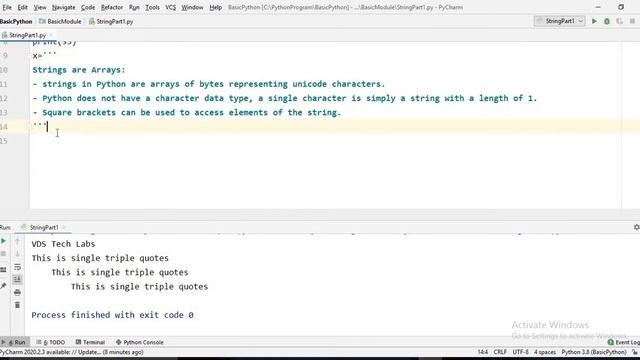 String in Python : Part-1 смотреть онлайн