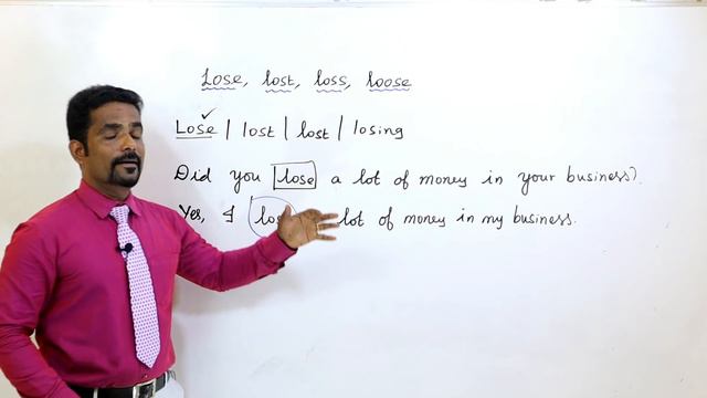 usage of lose,loose, lost loss| spoken English in Tamil смотреть онлайн