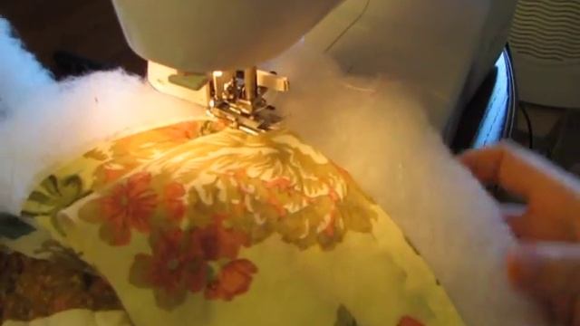 Пристрачивания канта на одеяло-пэчворк