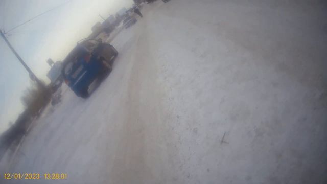 Видео за 12.01.23 года Еду в сторону Города вид задней камеры