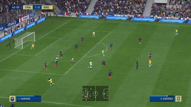 FIFA 22 Xbox Series X - Gameplay - Match complet France / Brésil смотреть онлайн