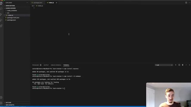 Learn Docker 3: Build a NodeJS App смотреть онлайн