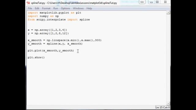 How to smooth graph and chart lines in Python and Matplotlib смотреть онлайн
