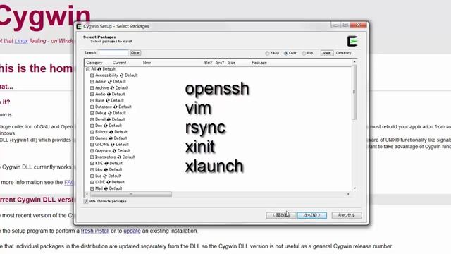 Cygwinのセットアップ смотреть онлайн