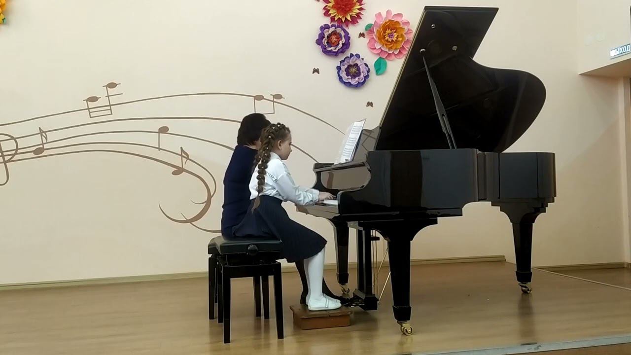 Заворина Злата, Панфилова Н.В. А.Аренский "Сказка"; Ж.Металлиди "Веселое шествие" ДМШ Барабинск смотреть онлайн