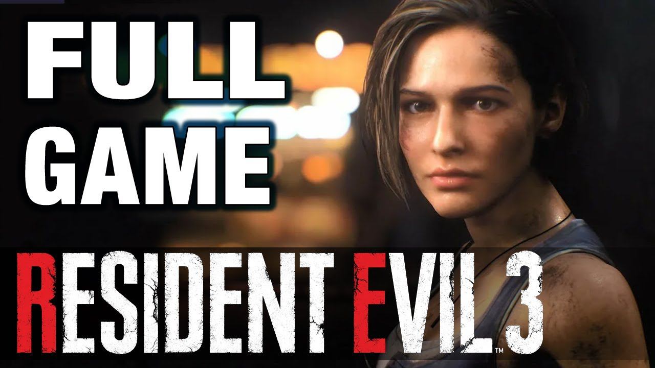 RESIDENT EVIL 3 REMAKE Full Game Walkthrough Longplay смотреть онлайн