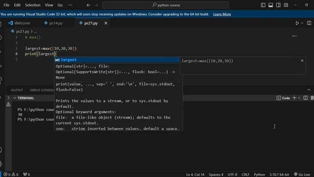 max() function. built-in functions in python. #programming #python. смотреть онлайн