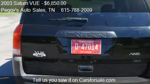 2003 Saturn VUE AWD - for sale in Hendersonville, TN 37075 смотреть онлайн