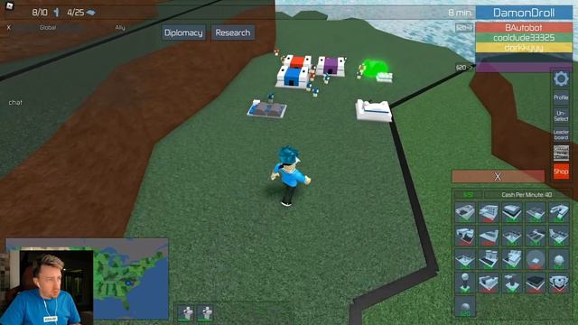 Я ГЕНИАЛЬНЫЙ СТРАТЕГ В ROBLOX The Conquerors ! DAMON смотреть онлайн