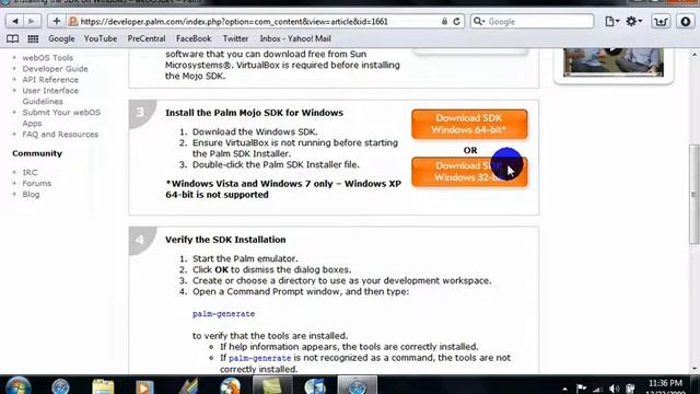 How to Get A Palm Pre/Pixi WebOS Emulator смотреть онлайн