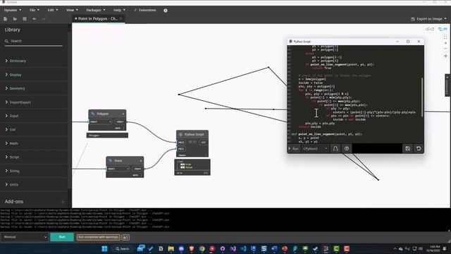 Solve the Point in Polygon Problem in Dynamo with ChatGPT смотреть онлайн