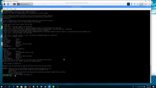 How to use Raspberry pi 3 install Docker-CE 4 min смотреть онлайн