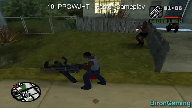 GTA San Andreas - TOP 20 Cheats (PC) смотреть онлайн