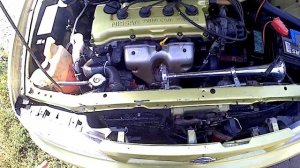 Причина. Заклинил Компрессор Кондиционера Ниссан альмера н15 (Nissan Almera n15 1.4 )