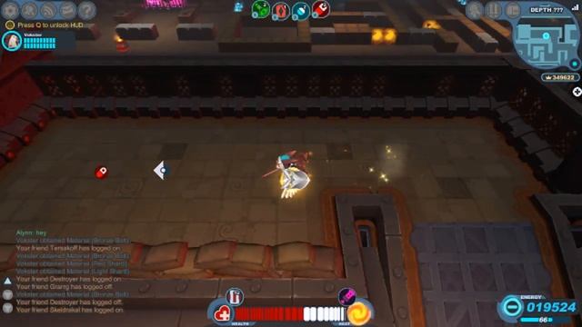 Spiral Knights - Solo - Operation Crimson Hammer (Depth 3) смотреть онлайн
