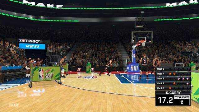 I Put the Last 6 3 Point Contest Winners in the 3 Point Contest on NBA 2K23 смотреть онлайн