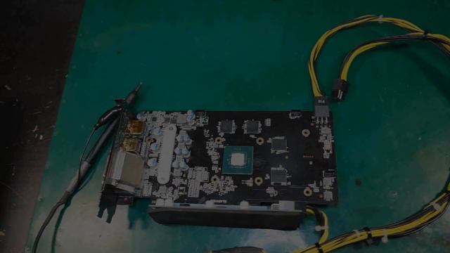 Простой ремонт видеокарты GTX1050Ti после сервисного центра