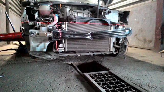 Skoda.Кузовной ремонт. Устраняем перекос. смотреть онлайн