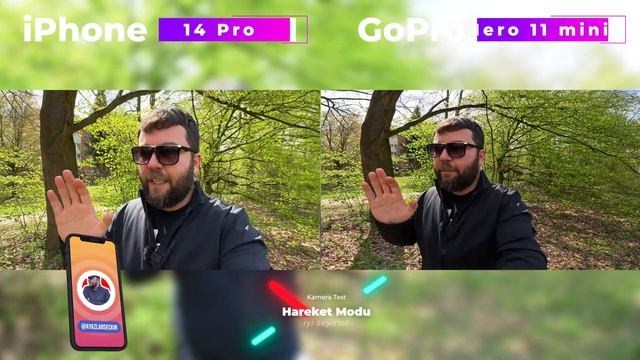 iPhone 14 Pro vs Gopro 11 mini KAMERA PERFORMANSI смотреть онлайн