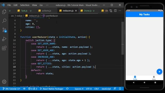 React Native Tutorial #33 - To-Do List App part 1 смотреть онлайн