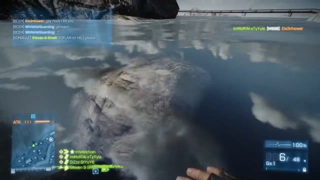 Очередной let's play по Battlefield 3 - Снайпера. смотреть онлайн