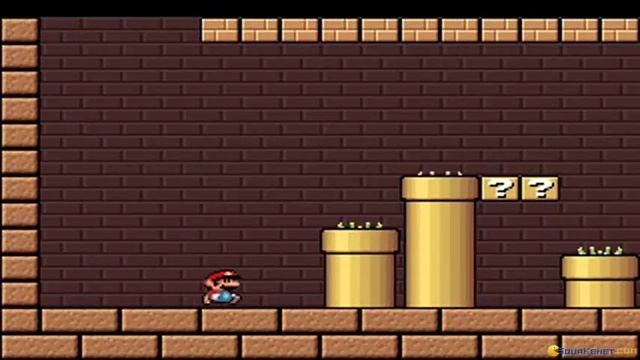 Super Mario Bros (Dos clone) gameplay (PC Game, 1994) смотреть онлайн