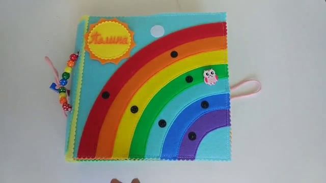 Развивающая книжка из фетра на заказ Quiet book by felt, busibook, smartbook for baby смотреть онлайн