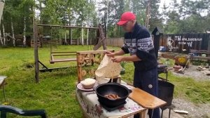 ШАХ - ПЛОВ В КАЗАНЕ НА КОСТРЕ