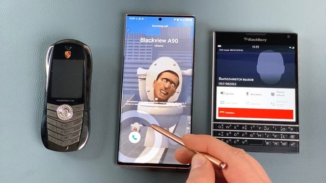 VERTU vs Galaxy Note 20 Ultra vs BlackBerry Passport Conference Call, Incoming Call & Outgoing Call смотреть онлайн