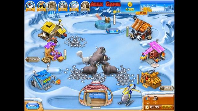 Farm Frenzy 3 Ice Age (level 40) only GOLD Веселая ферма 3 Ледниковый период (уровень 40) Золото смотреть онлайн