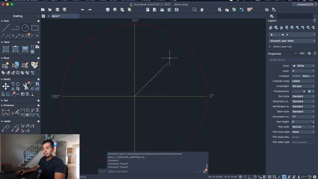 AutoCAD LT Tutorials: Angle Override смотреть онлайн