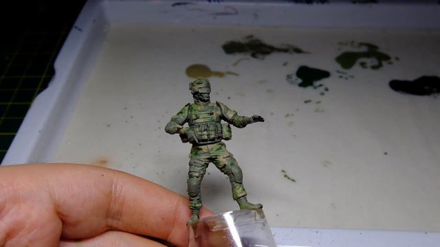 Multicam Painting Guide For Miniatures - 1:35 Live-Resin US Soldier