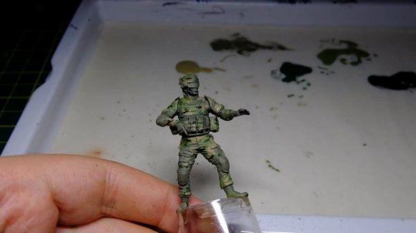 Multicam painting guide for Miniatures - 1:35 Live-Resin US Soldier