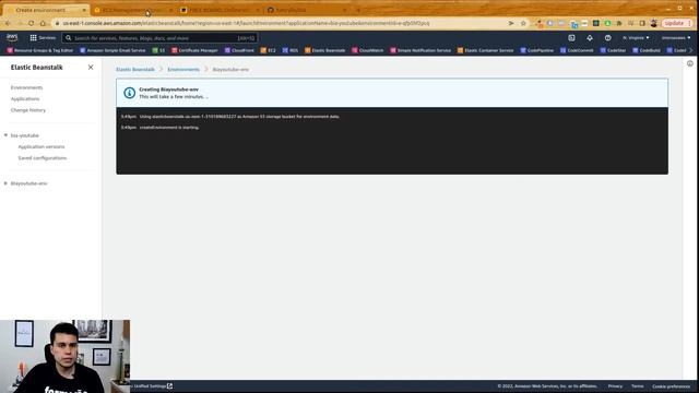Criando e rodando sua primeira app com Elastic Beanstalk e Docker смотреть онлайн