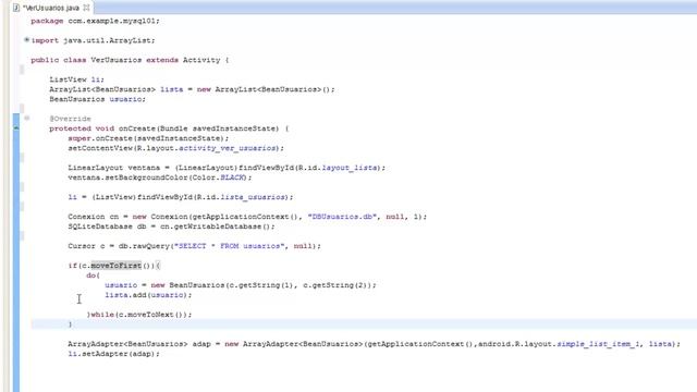 23 Android - Rellenar ListView con Datos de una Base Datos. смотреть онлайн