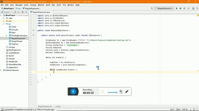 Java: Regular Expression смотреть онлайн