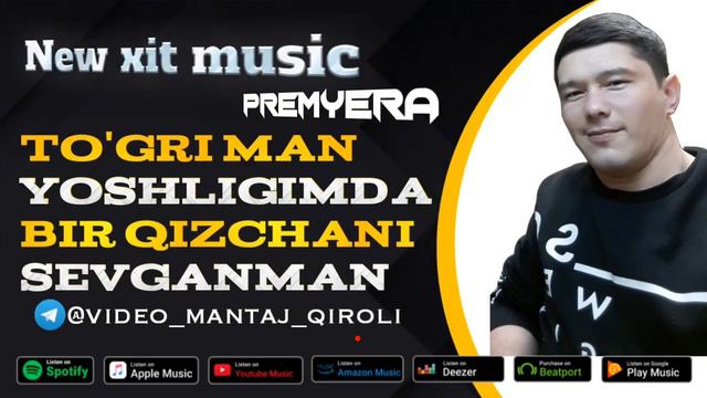 To'gri Man Yoshligimda Bir Qizchani Sevganman New Xit Music  Barcha Qidirgan Music Toliq Holda