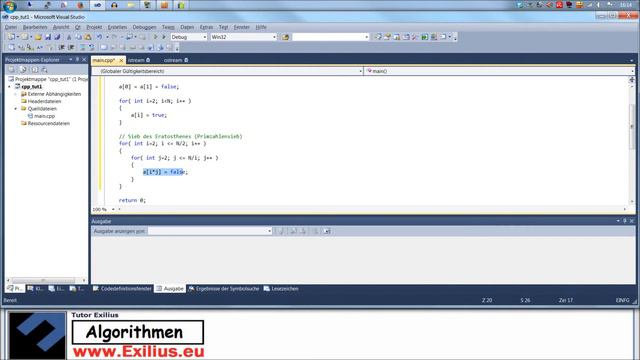 Algorithmen: Sieb des Eratosthenes [C++] смотреть онлайн