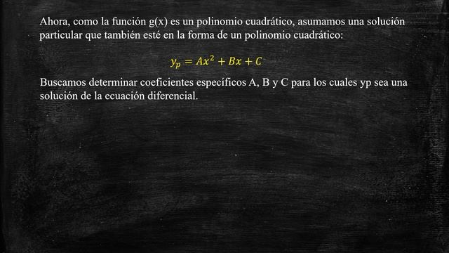 5. 1/4y''+y'+y=x^2-2x | Ecuaciones diferenciales de coeficientes indeterminados смотреть онлайн