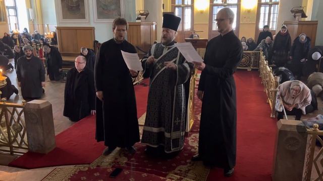 Трио «Да исправится молитва моя», под управлением Архидиакона Геннадия (Орлова). смотреть онлайн